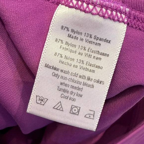 Alo Yoga Tennis Skort Large Purple Athletic Yoga Golf Skirt Built In Shorts - Picture 8 of 10